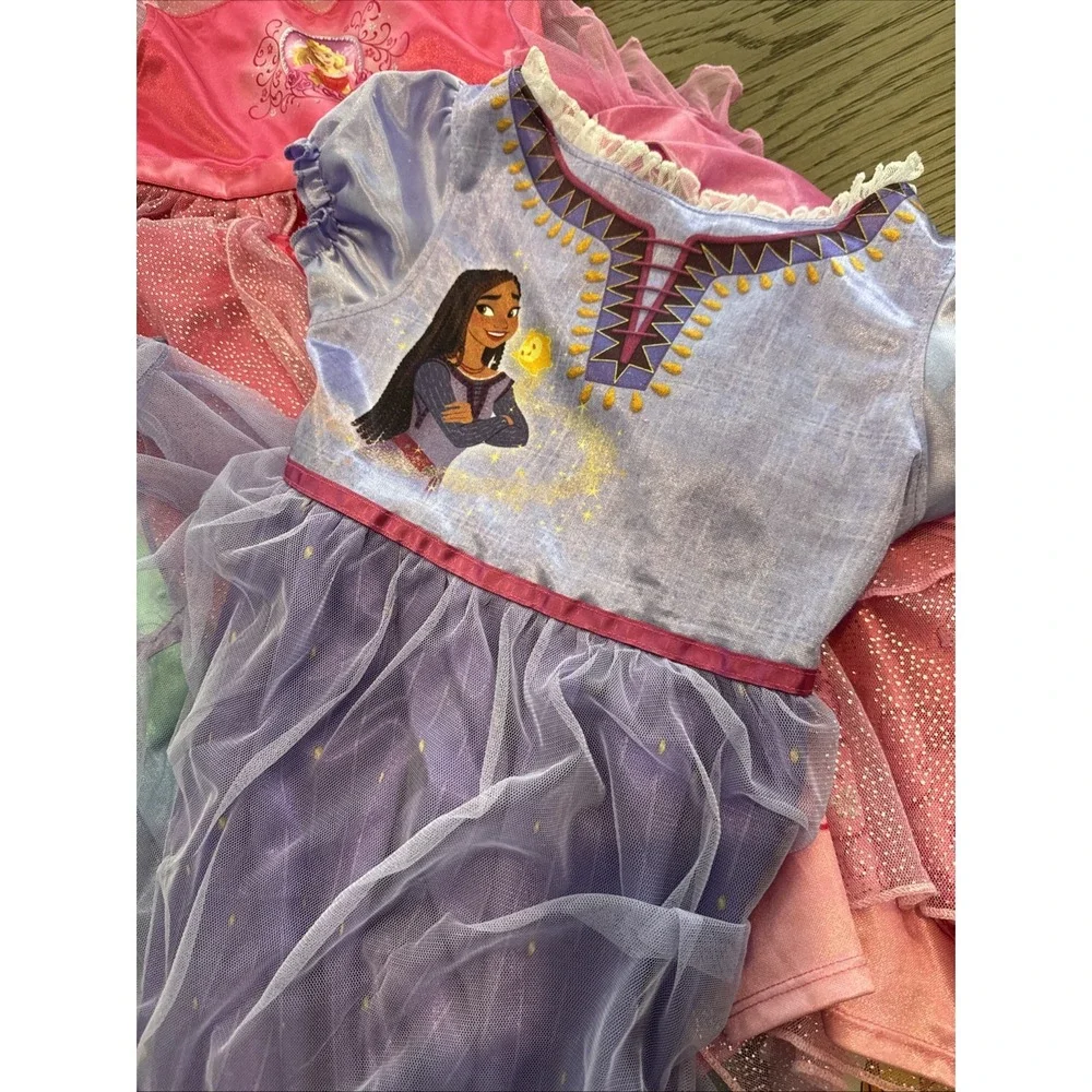 Lot Of 6 Disney Princess Nightgowns Size 6 - Picture 6 of 11